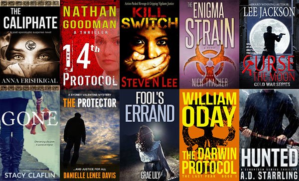 10 thriller books giveaway…