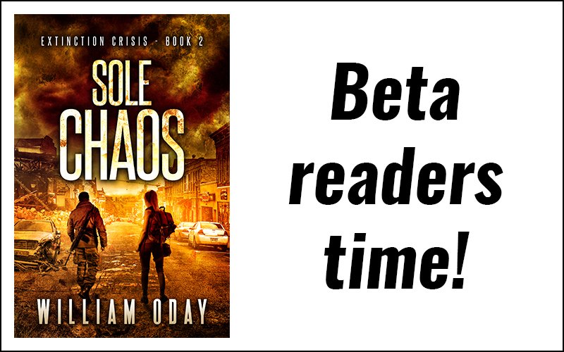 Sole Chaos is off to the beta readers!