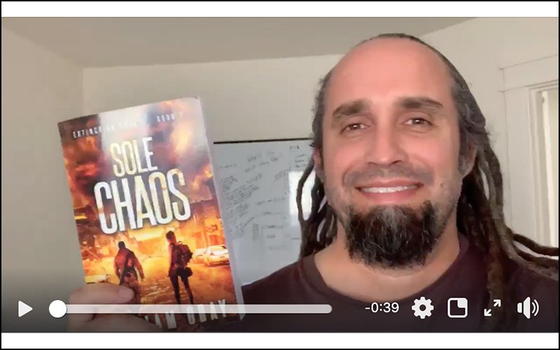 First signed paperback copy of Sole Chaos goes out!
